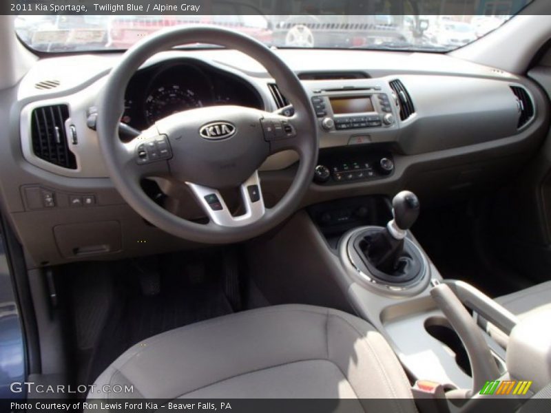 Twilight Blue / Alpine Gray 2011 Kia Sportage