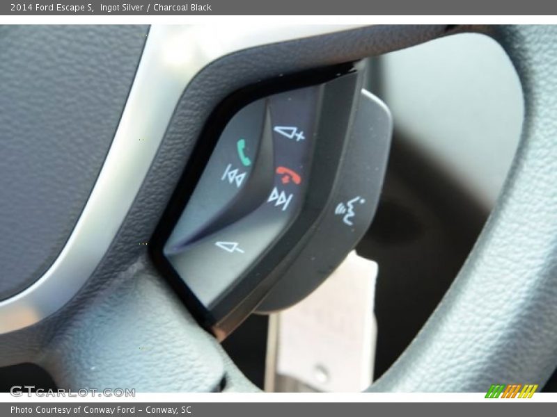 Ingot Silver / Charcoal Black 2014 Ford Escape S