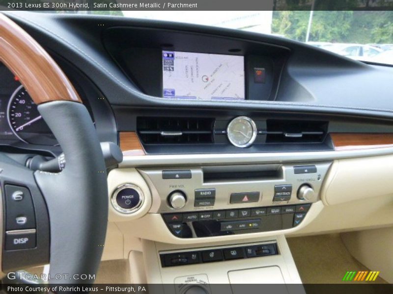 Satin Cashmere Metallic / Parchment 2013 Lexus ES 300h Hybrid