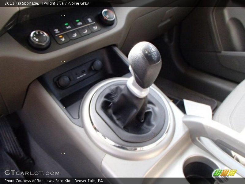 Twilight Blue / Alpine Gray 2011 Kia Sportage