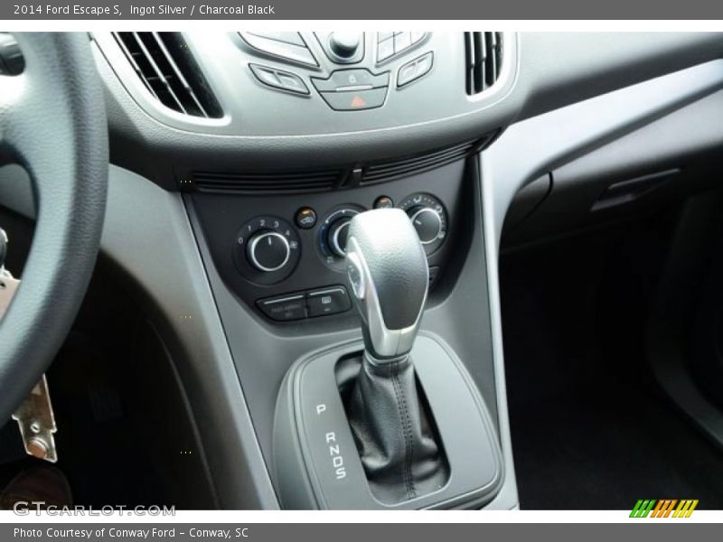 Ingot Silver / Charcoal Black 2014 Ford Escape S