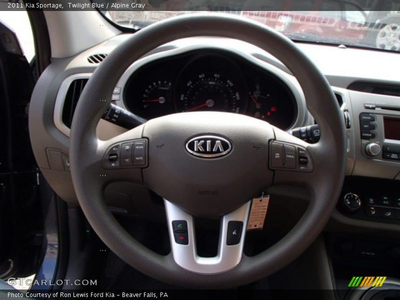 Twilight Blue / Alpine Gray 2011 Kia Sportage