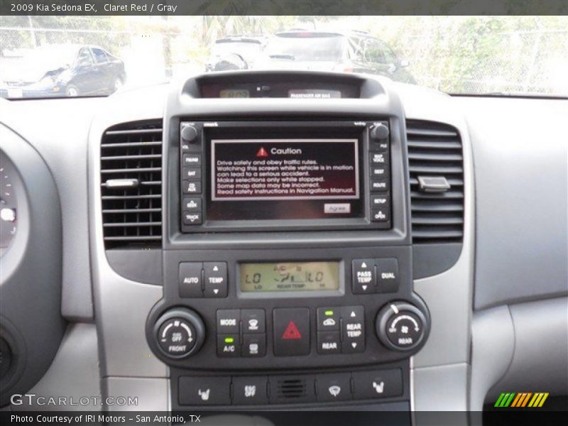 Claret Red / Gray 2009 Kia Sedona EX