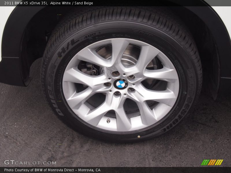 Alpine White / Sand Beige 2011 BMW X5 xDrive 35i