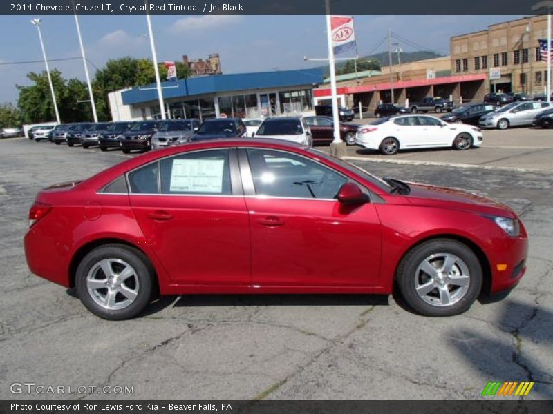 Crystal Red Tintcoat / Jet Black 2014 Chevrolet Cruze LT