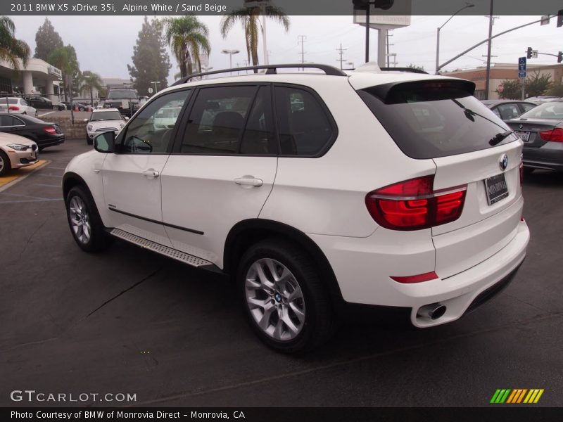 Alpine White / Sand Beige 2011 BMW X5 xDrive 35i