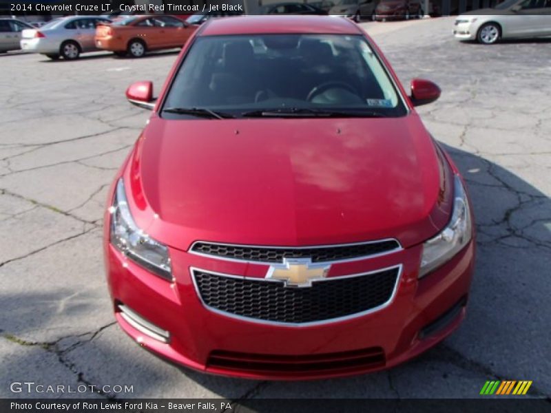 Crystal Red Tintcoat / Jet Black 2014 Chevrolet Cruze LT