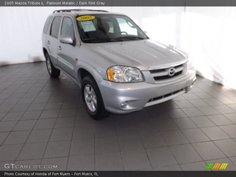 Platinum Metallic / Dark Flint Gray 2005 Mazda Tribute s