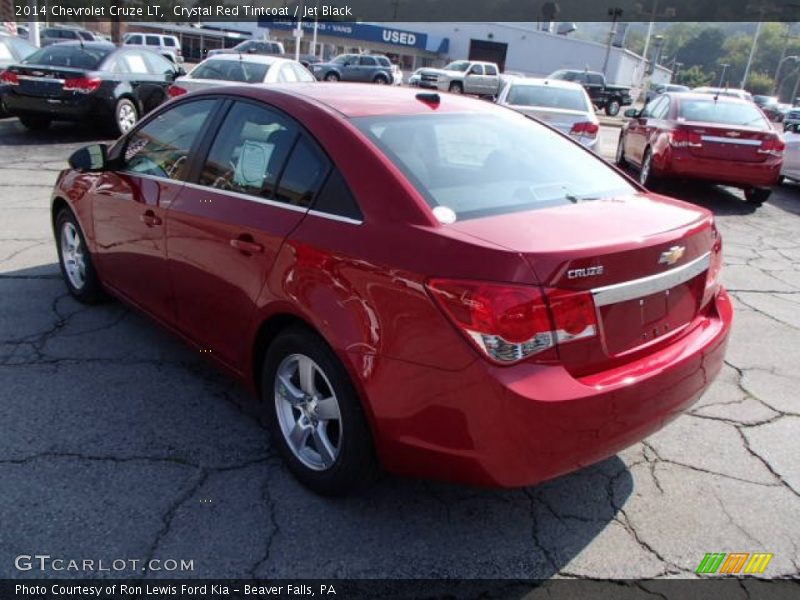 Crystal Red Tintcoat / Jet Black 2014 Chevrolet Cruze LT