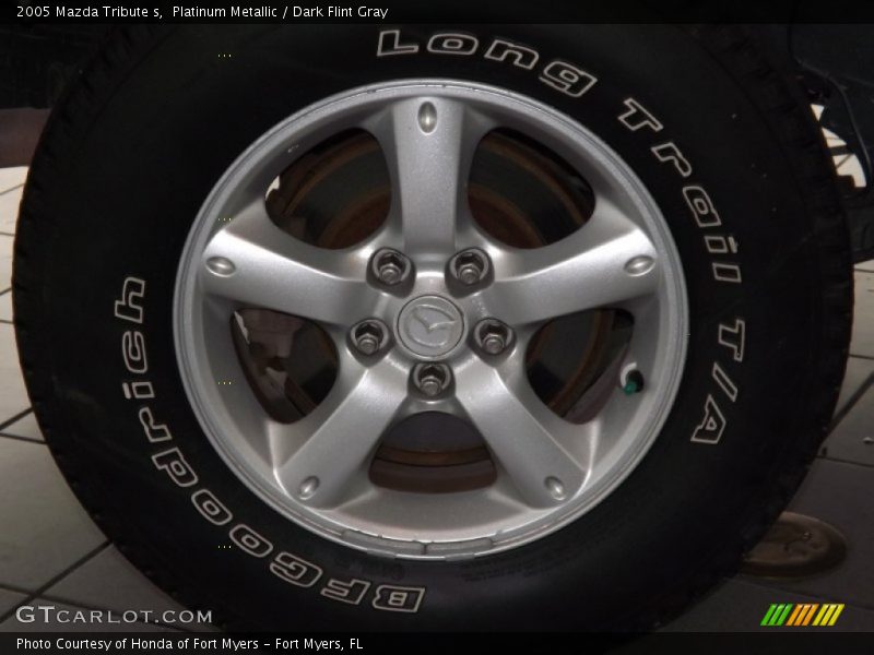 Platinum Metallic / Dark Flint Gray 2005 Mazda Tribute s
