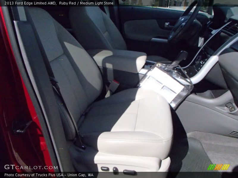 Ruby Red / Medium Light Stone 2013 Ford Edge Limited AWD