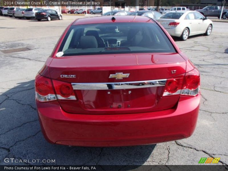 Crystal Red Tintcoat / Jet Black 2014 Chevrolet Cruze LT