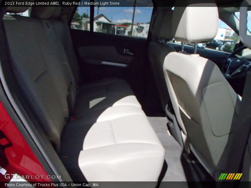 Ruby Red / Medium Light Stone 2013 Ford Edge Limited AWD