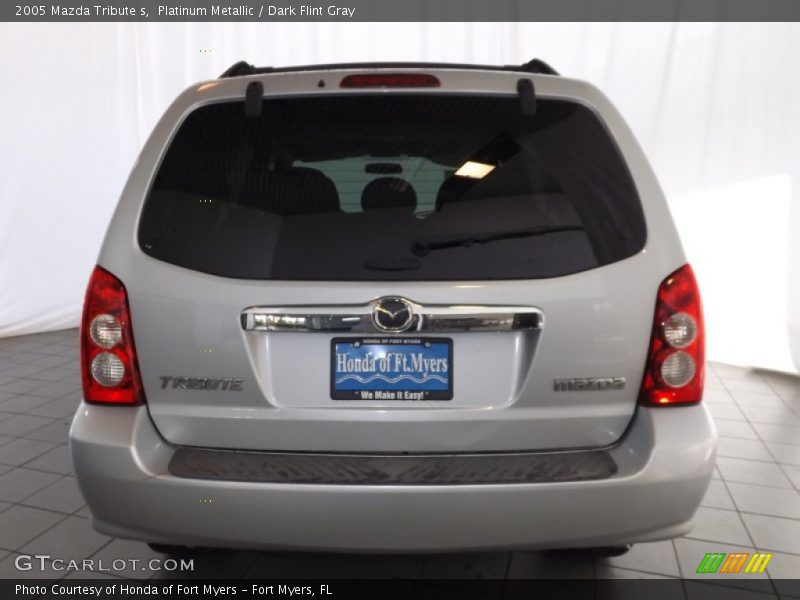 Platinum Metallic / Dark Flint Gray 2005 Mazda Tribute s