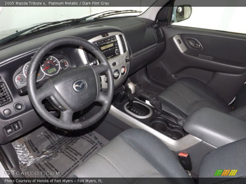 Platinum Metallic / Dark Flint Gray 2005 Mazda Tribute s