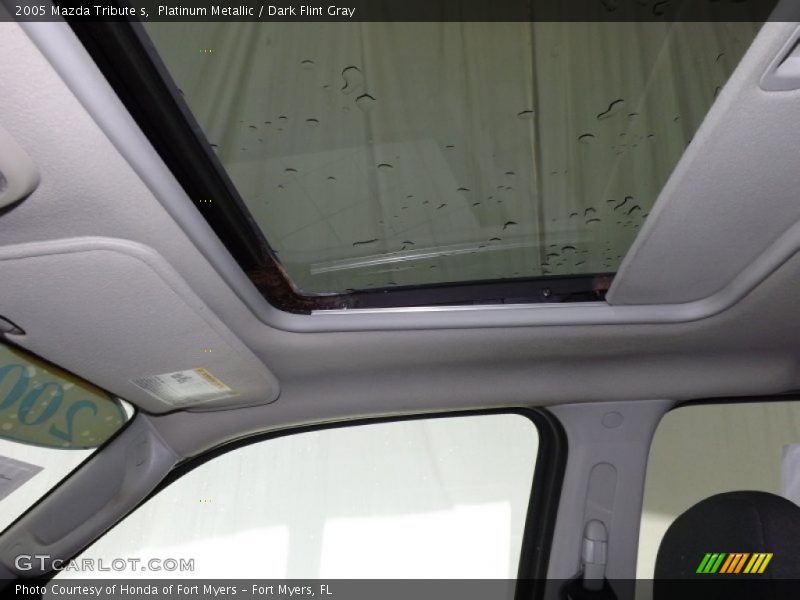 Platinum Metallic / Dark Flint Gray 2005 Mazda Tribute s