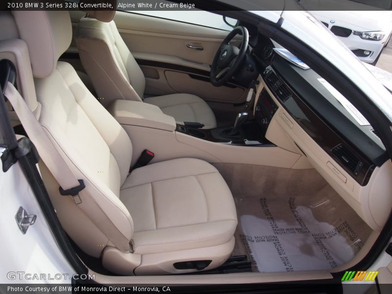 Alpine White / Cream Beige 2010 BMW 3 Series 328i Convertible