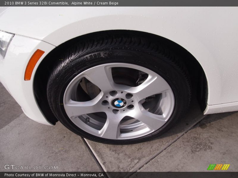 Alpine White / Cream Beige 2010 BMW 3 Series 328i Convertible