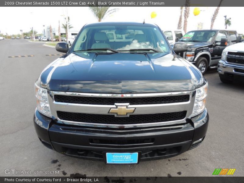 Black Granite Metallic / Light Titanium 2009 Chevrolet Silverado 1500 LTZ Crew Cab 4x4