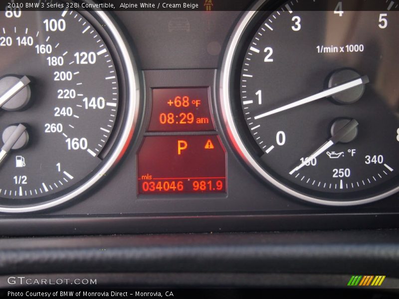 Alpine White / Cream Beige 2010 BMW 3 Series 328i Convertible