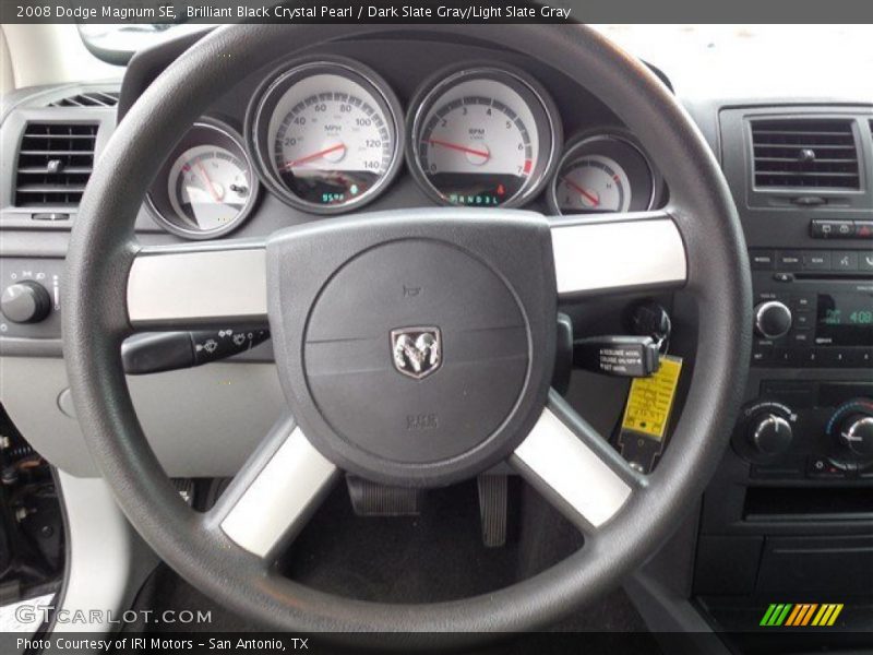 Brilliant Black Crystal Pearl / Dark Slate Gray/Light Slate Gray 2008 Dodge Magnum SE