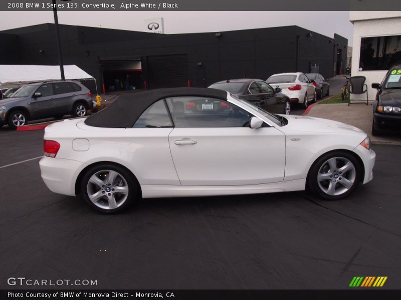  2008 1 Series 135i Convertible Alpine White