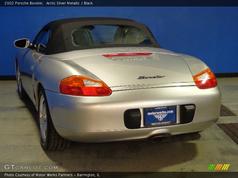 Arctic Silver Metallic / Black 2002 Porsche Boxster