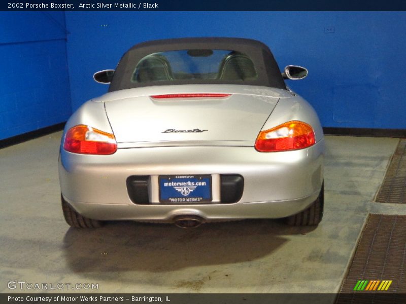 Arctic Silver Metallic / Black 2002 Porsche Boxster