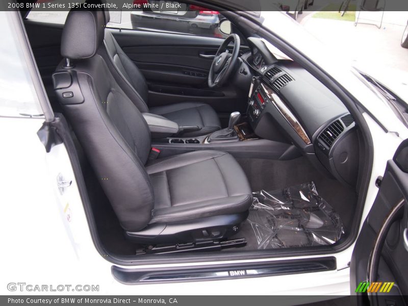 Front Seat of 2008 1 Series 135i Convertible