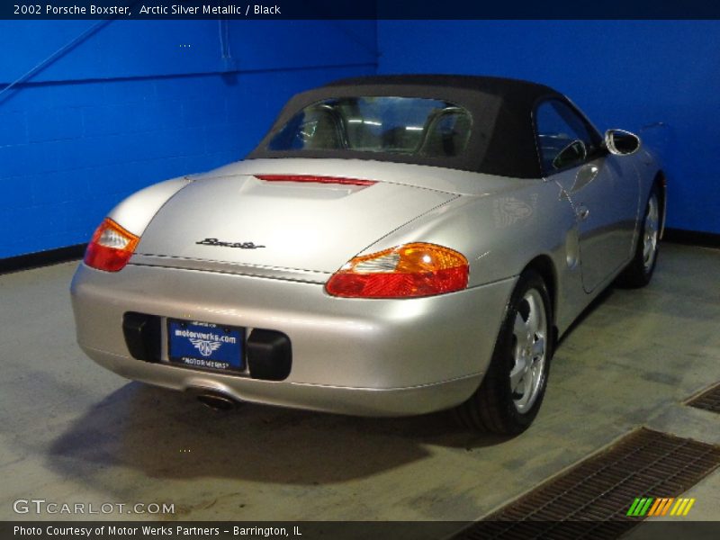 Arctic Silver Metallic / Black 2002 Porsche Boxster