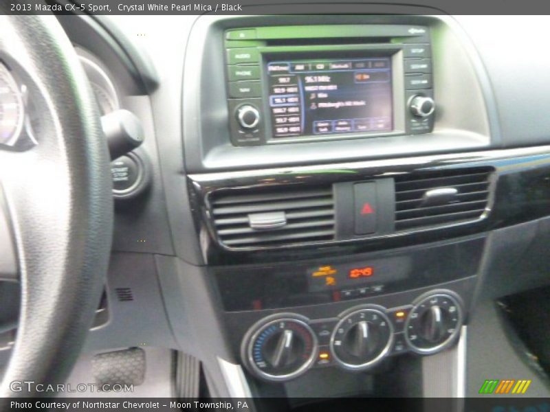 Crystal White Pearl Mica / Black 2013 Mazda CX-5 Sport