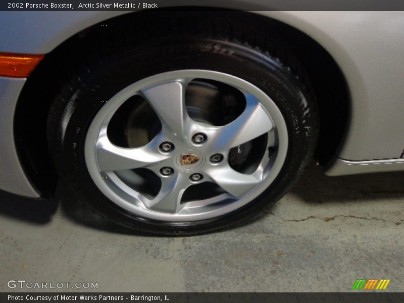 Arctic Silver Metallic / Black 2002 Porsche Boxster