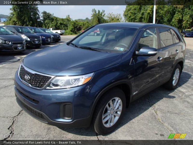 Wave Blue / Black 2014 Kia Sorento LX AWD