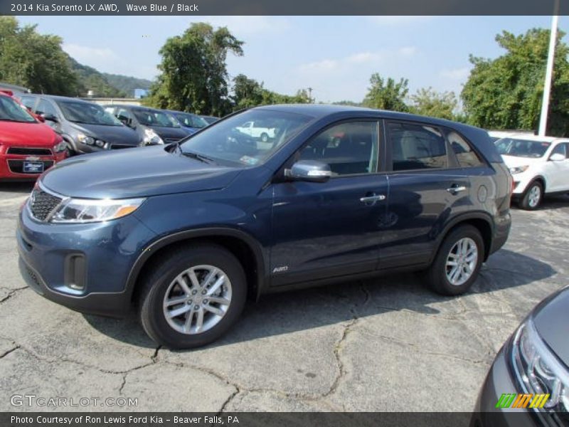 Wave Blue / Black 2014 Kia Sorento LX AWD