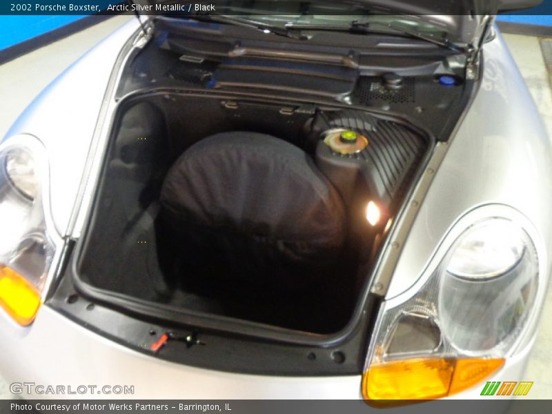 Arctic Silver Metallic / Black 2002 Porsche Boxster