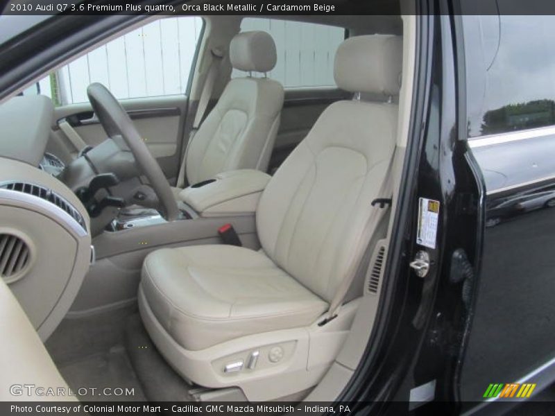Orca Black Metallic / Cardamom Beige 2010 Audi Q7 3.6 Premium Plus quattro
