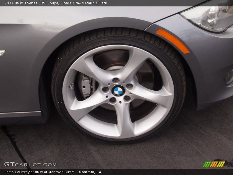 Space Gray Metallic / Black 2011 BMW 3 Series 335i Coupe