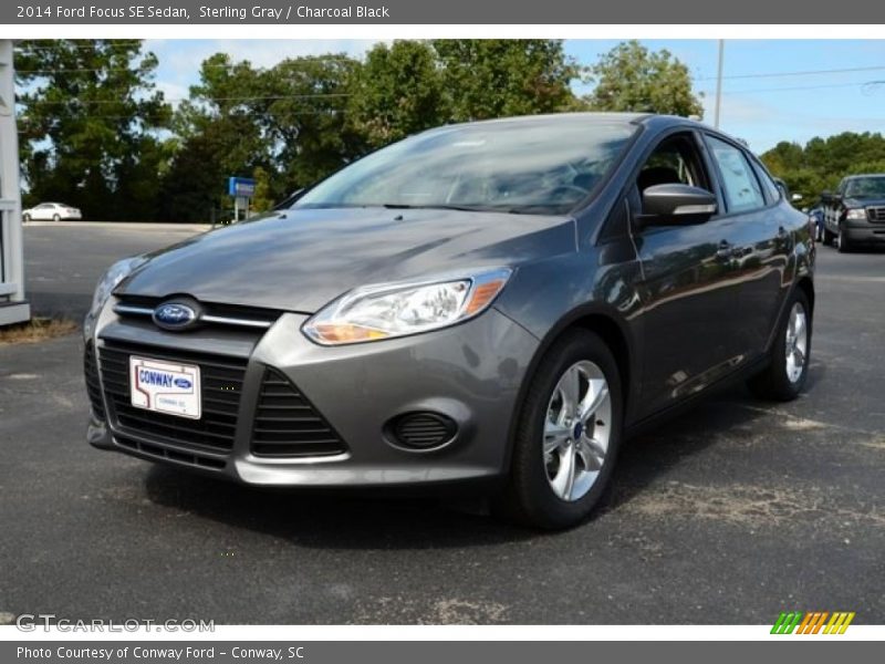 Sterling Gray / Charcoal Black 2014 Ford Focus SE Sedan