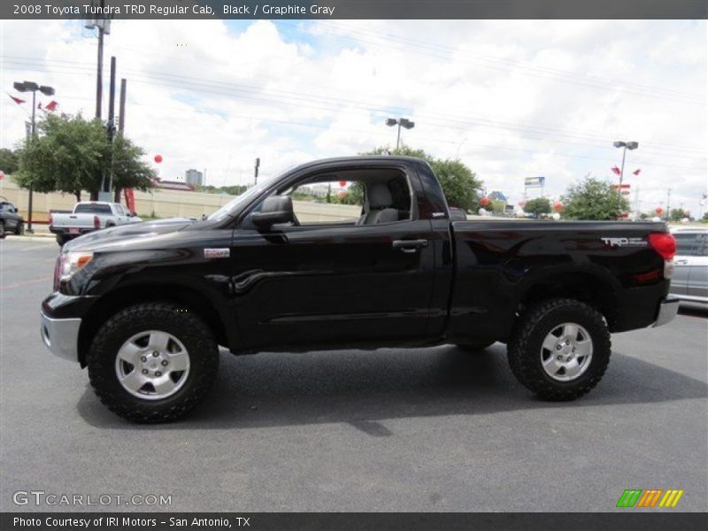 Black / Graphite Gray 2008 Toyota Tundra TRD Regular Cab