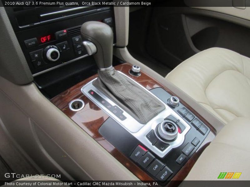Orca Black Metallic / Cardamom Beige 2010 Audi Q7 3.6 Premium Plus quattro