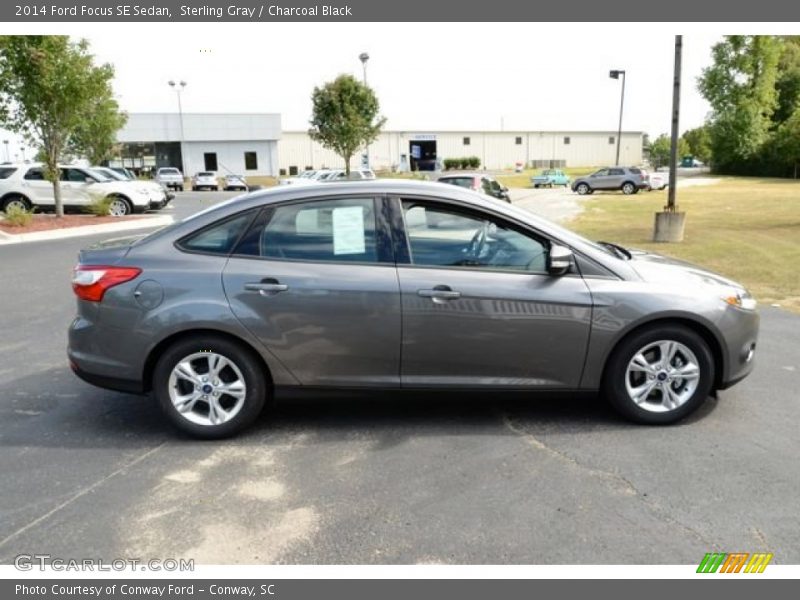 Sterling Gray / Charcoal Black 2014 Ford Focus SE Sedan