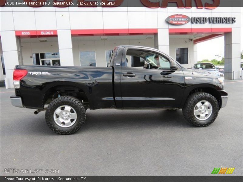 Black / Graphite Gray 2008 Toyota Tundra TRD Regular Cab
