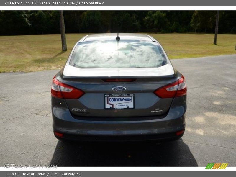 Sterling Gray / Charcoal Black 2014 Ford Focus SE Sedan