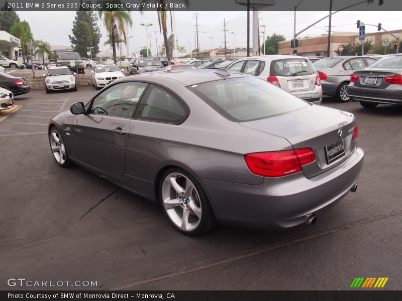 Space Gray Metallic / Black 2011 BMW 3 Series 335i Coupe