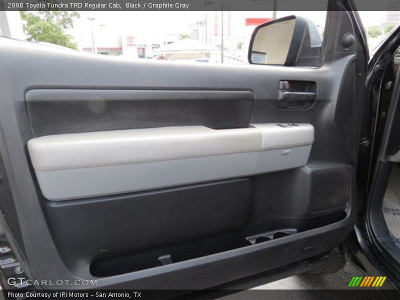Black / Graphite Gray 2008 Toyota Tundra TRD Regular Cab