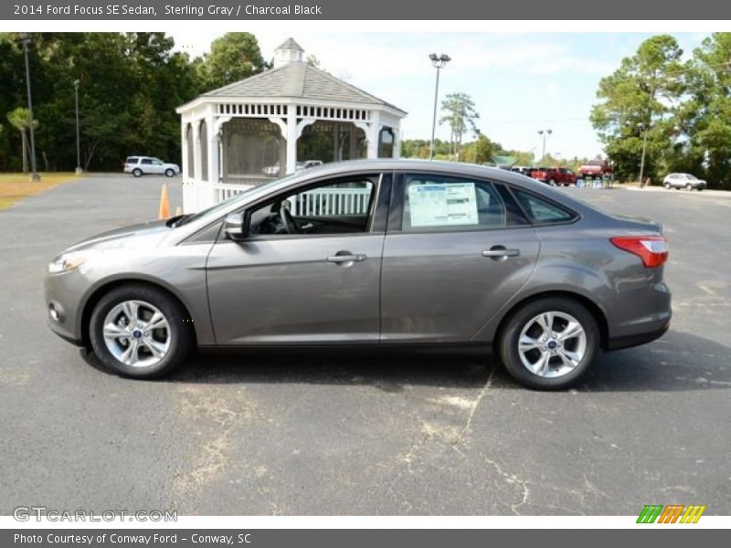 Sterling Gray / Charcoal Black 2014 Ford Focus SE Sedan