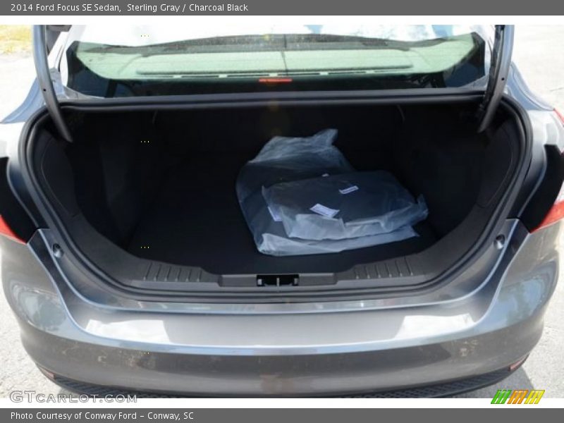 Sterling Gray / Charcoal Black 2014 Ford Focus SE Sedan