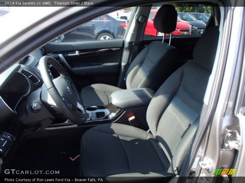 Titanium Silver / Black 2014 Kia Sorento LX AWD