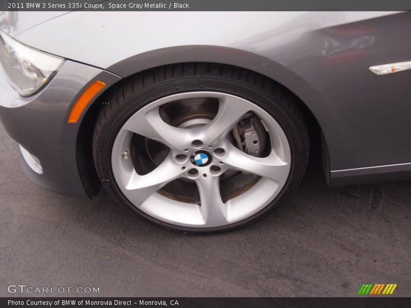 Space Gray Metallic / Black 2011 BMW 3 Series 335i Coupe