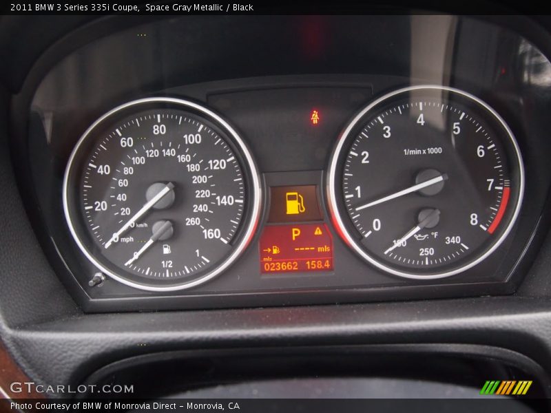 Space Gray Metallic / Black 2011 BMW 3 Series 335i Coupe